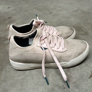Vessi Women's Shoes in Light Pink and Beige